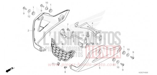UNDER COWL MSX125AR de 2024